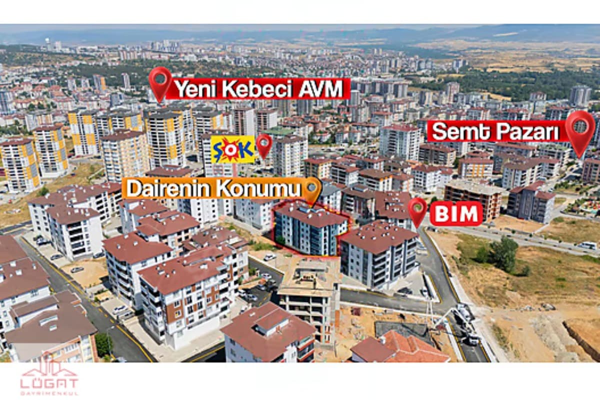 Tosya yolunda sıfır satılık daire